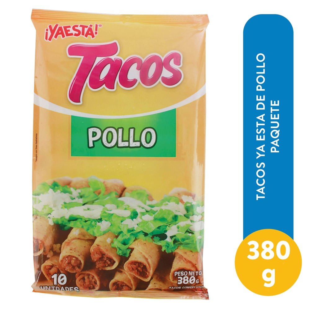 14906_04.jpg Tacos YaEstá de pollo paquete 10 Uds - 380 g - Image 1