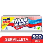Servilleta Nube Color Blanca - 500unidades