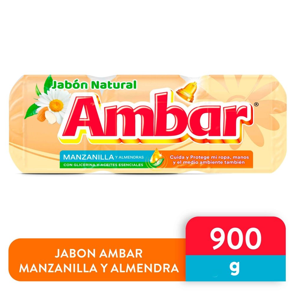 32149_04.jpg Jabón Ambar Manzanilla 3 Unidades - 900 g - Image 1
