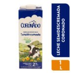 Leche semidescremada Coronado líquida - 1 L