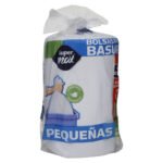 Bolsa Para Basura Marca Supermax Color Blanca Roll Pequeño - 50 Unidades