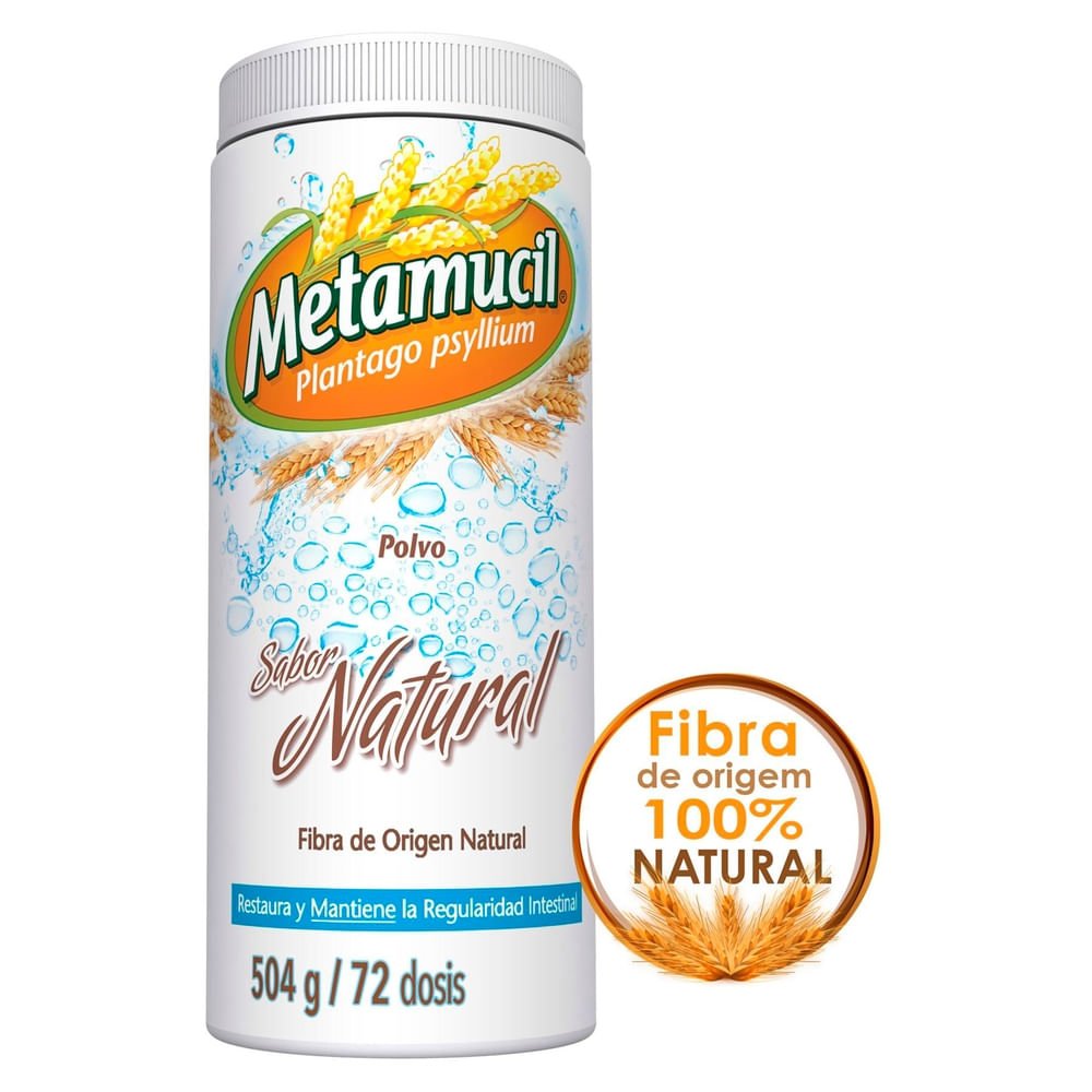 4297_05.jpg Fibra Metamucil sabor natural - 504 g - Image 1