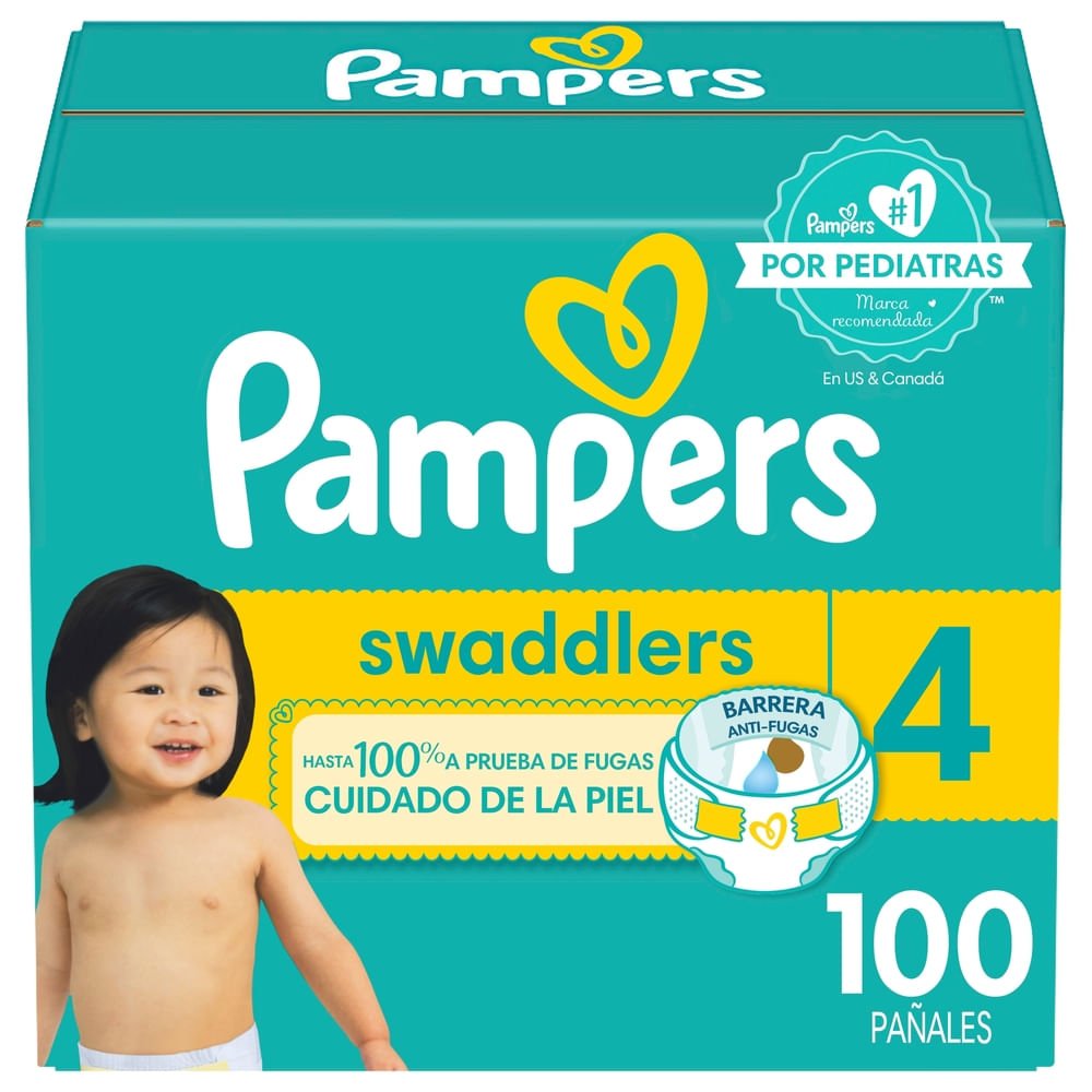 5025_05.jpg Pañales Pampers Swaddlers Talla 4, 10-17kg - 100Uds - Image 1
