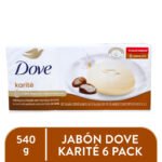 Jabón Dove Con Karité en Barra - 540 g