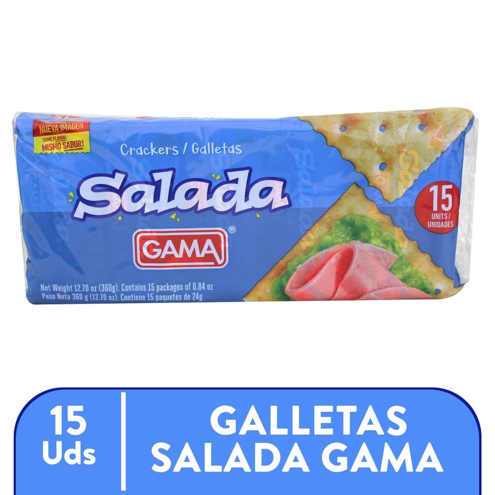69180-05.jpg Galleta Gama Salada 15 Uds - 240 g - Image 1