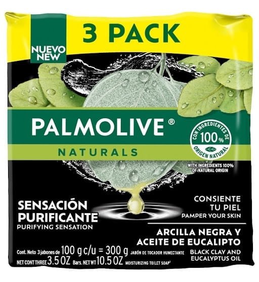 74618_05.jpg Jabón Palmolive Arcilla Y Eucalipto 3pack - 300 g - Image 1