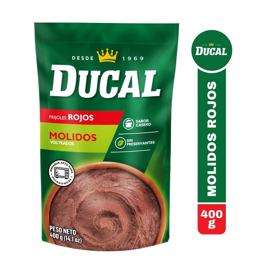 8285_05.jpg Frijol Ducal Molido Rojo Doy Pack - 400 g - Image 1