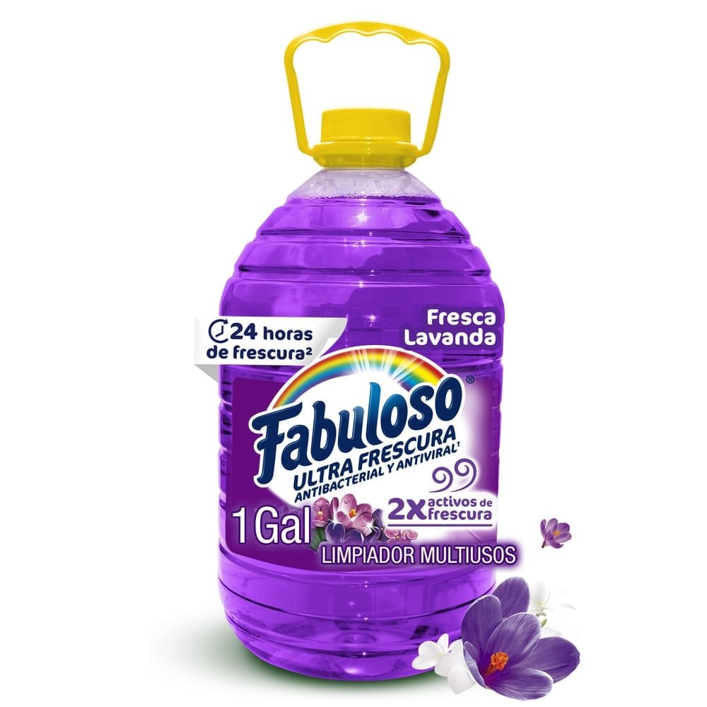8488_05.jpg Desinfectante Fabuloso Multiusos Frescura Activa Antibacterial Lavanda - 1 gal - Image 1