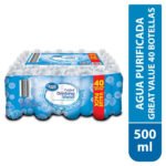 Agua Purificada Great Value 40 pack - 20000 ml