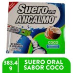 Suero oral Ancalmo sabor coco caja 54 sobres - Precio indicado por sobre