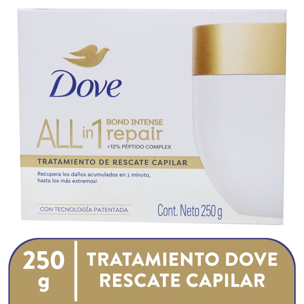 95008_04.jpg Mascarilla Dove Bond Intense Reparadora en Crema - 250 g - Image 1