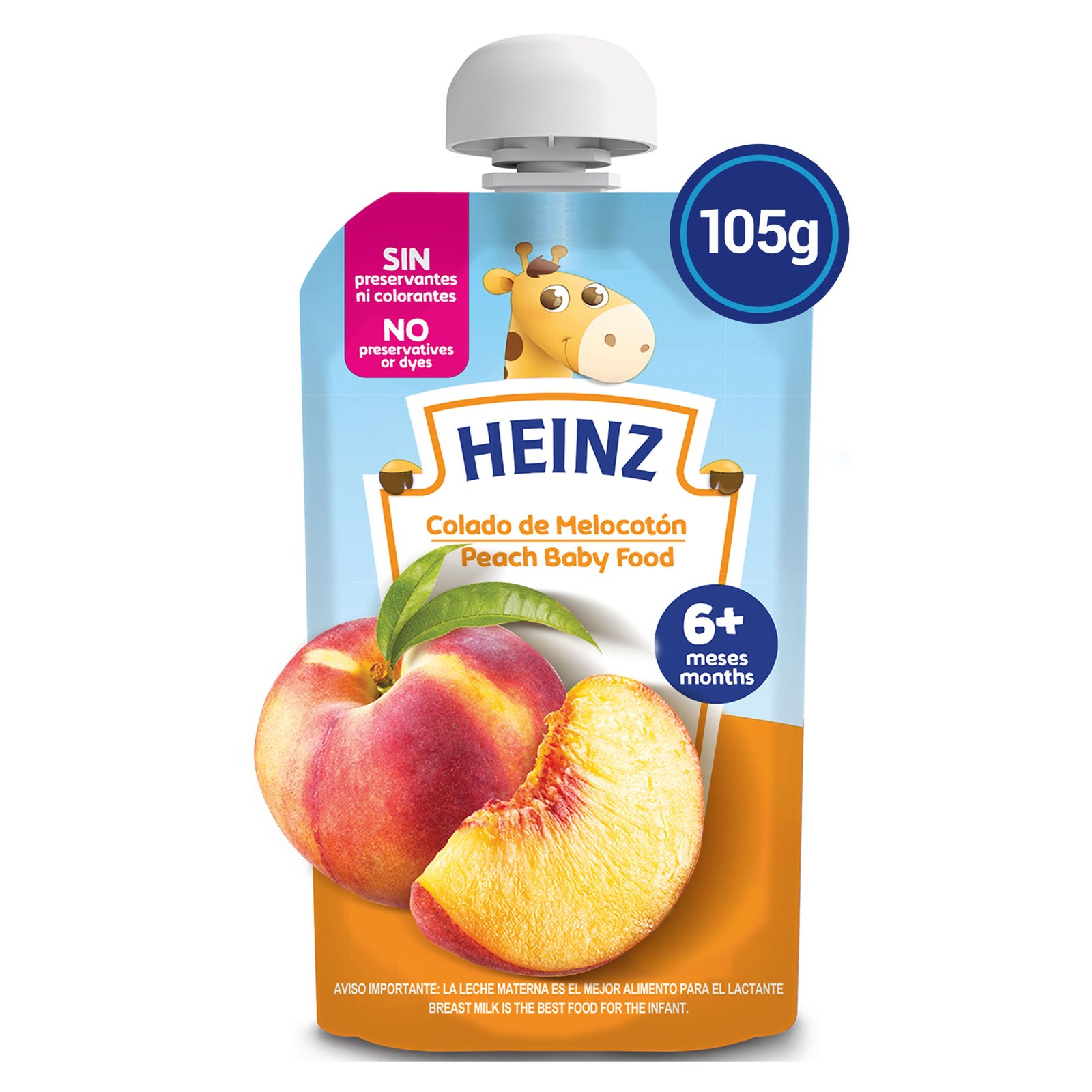 Colado-Heinz-Melocoton-Doy-Pack-105Gr-5-62949.jpg Colado Heinz Melocotón Doy Pack - 105 g - Image 1