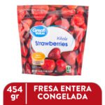 Fresas Great Value Enteras Congeladas - 454 g