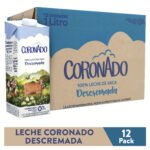 Leche descremada Coronado Uht 12 Pack - 12000ml