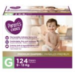 Pañales Parent's Choice Premium Talla G - 124 Unidades