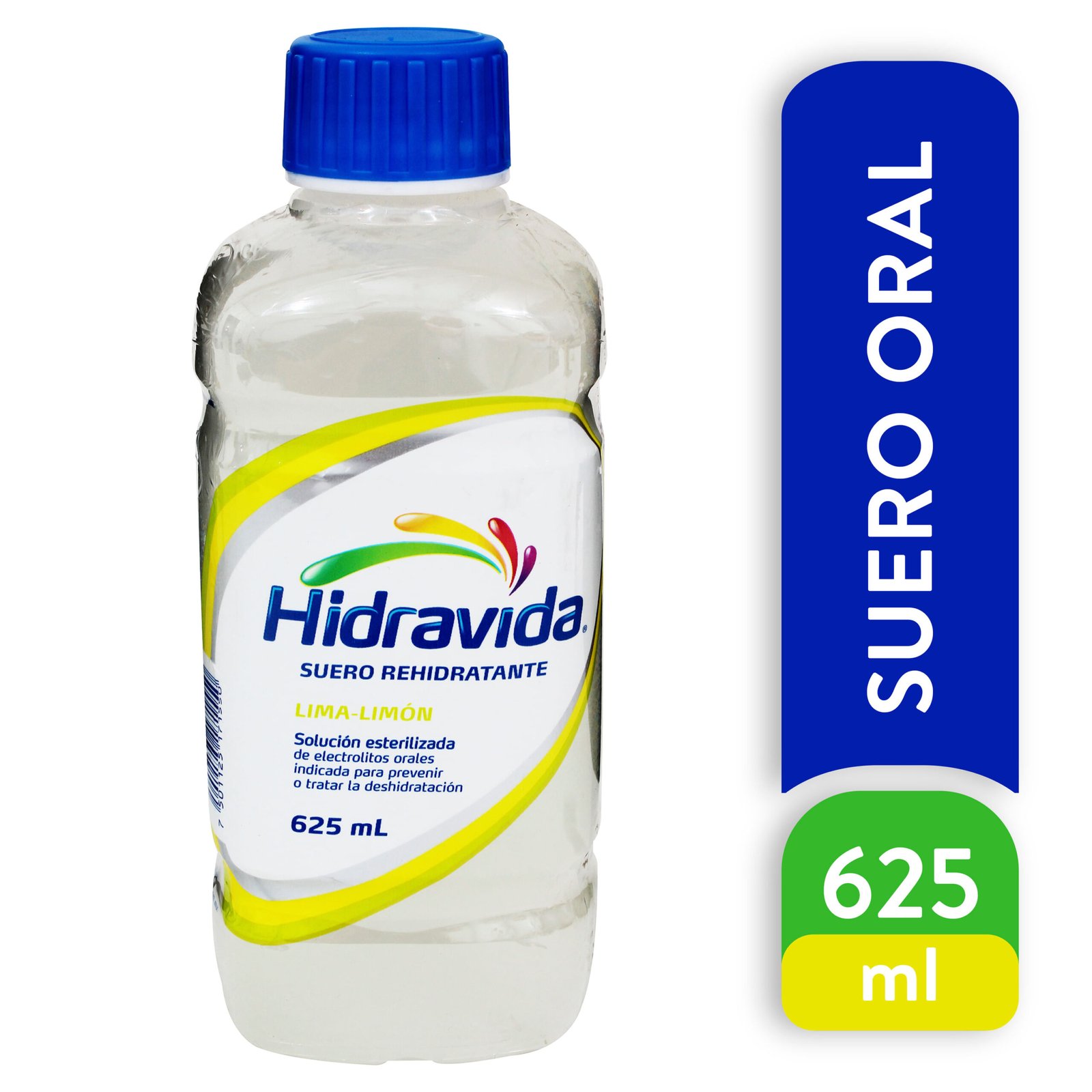 Suero-Oral-Hidravida-Lima-Limon-625Ml-5-63123.jpg Suero Oral Hidravida Sabor Lima Limón - 625ml - Image 1