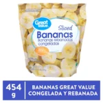 Bananos Great Value Rebanados Congelados 16 oz - 454 g