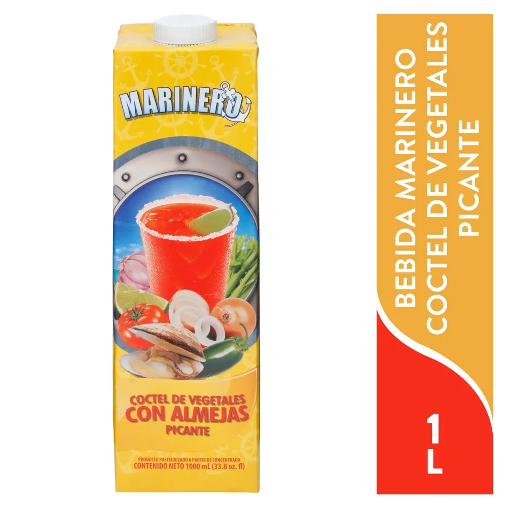 bebida-marinero-coctel-de-vegetales-picante-1-litro-7406189005714.webp Bebida Marinero Coctel de Vegetales Picante- 1Litro - Image 1