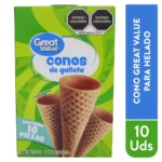 Cono Great Value Para Helado 10 Unidades - 125 g