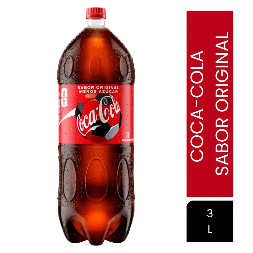 gaseosa-coca-cola-sabor-original-3-l-7441003500150.webp Gaseosa Coca-Cola Sabor Original - 3L - Image 1