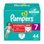 Pañales Pampers Cruisers 360 Talla 7 - 44 Uds