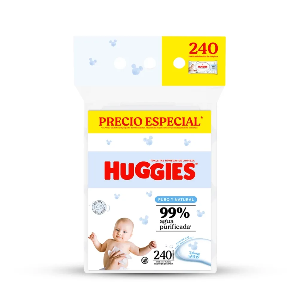 toallas-humedas-huggies-puro-y-natural-240-unidades-7702425025042.webp Toallas Húmedas Huggies Puro y Natural - 240 Unidades - Image 1