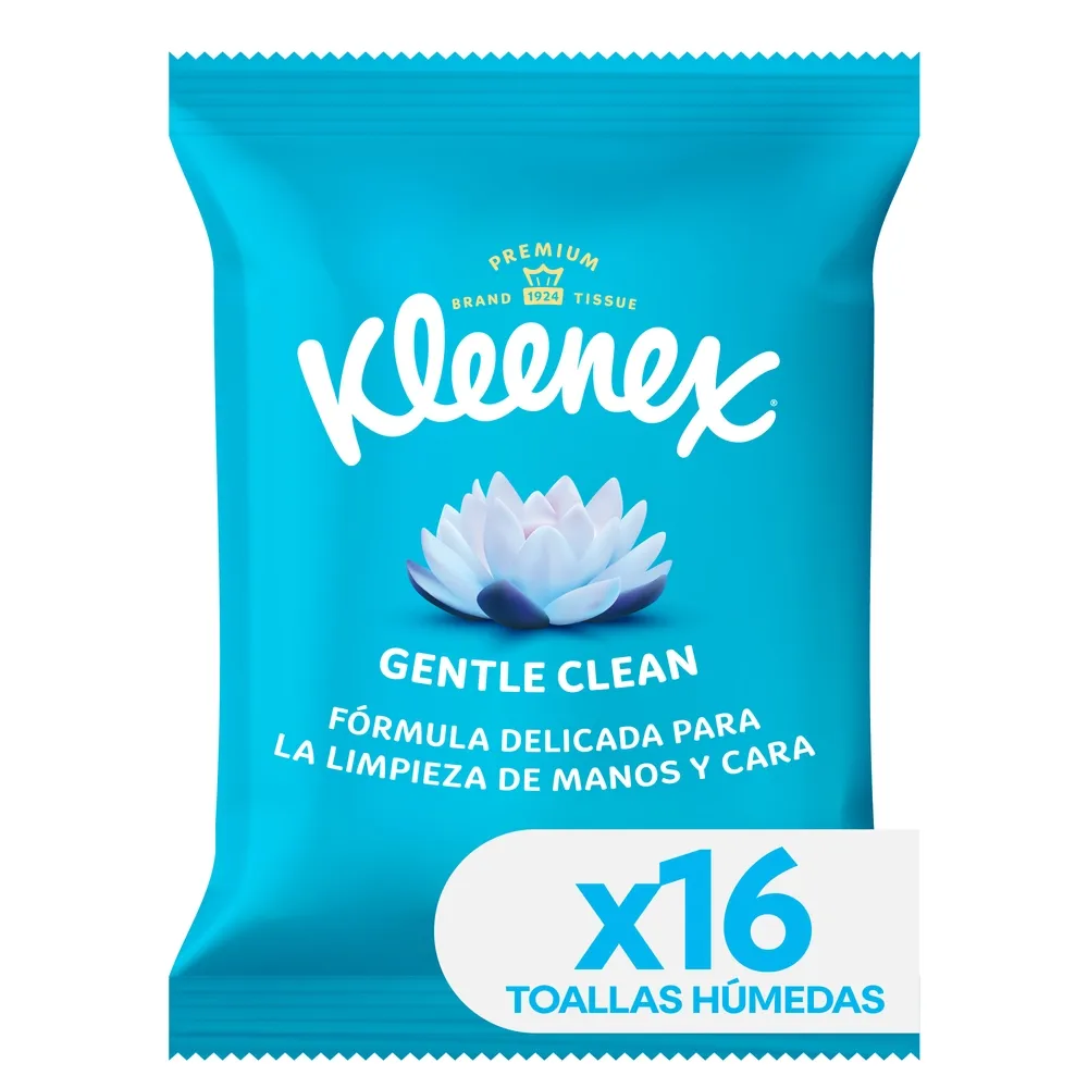 toallas-humedas-kleenex-gentle-clean-16-unidades-7702425934108.webp Toallas Húmedas Kleenex Gentle Clean - 16 Unidades - Image 1